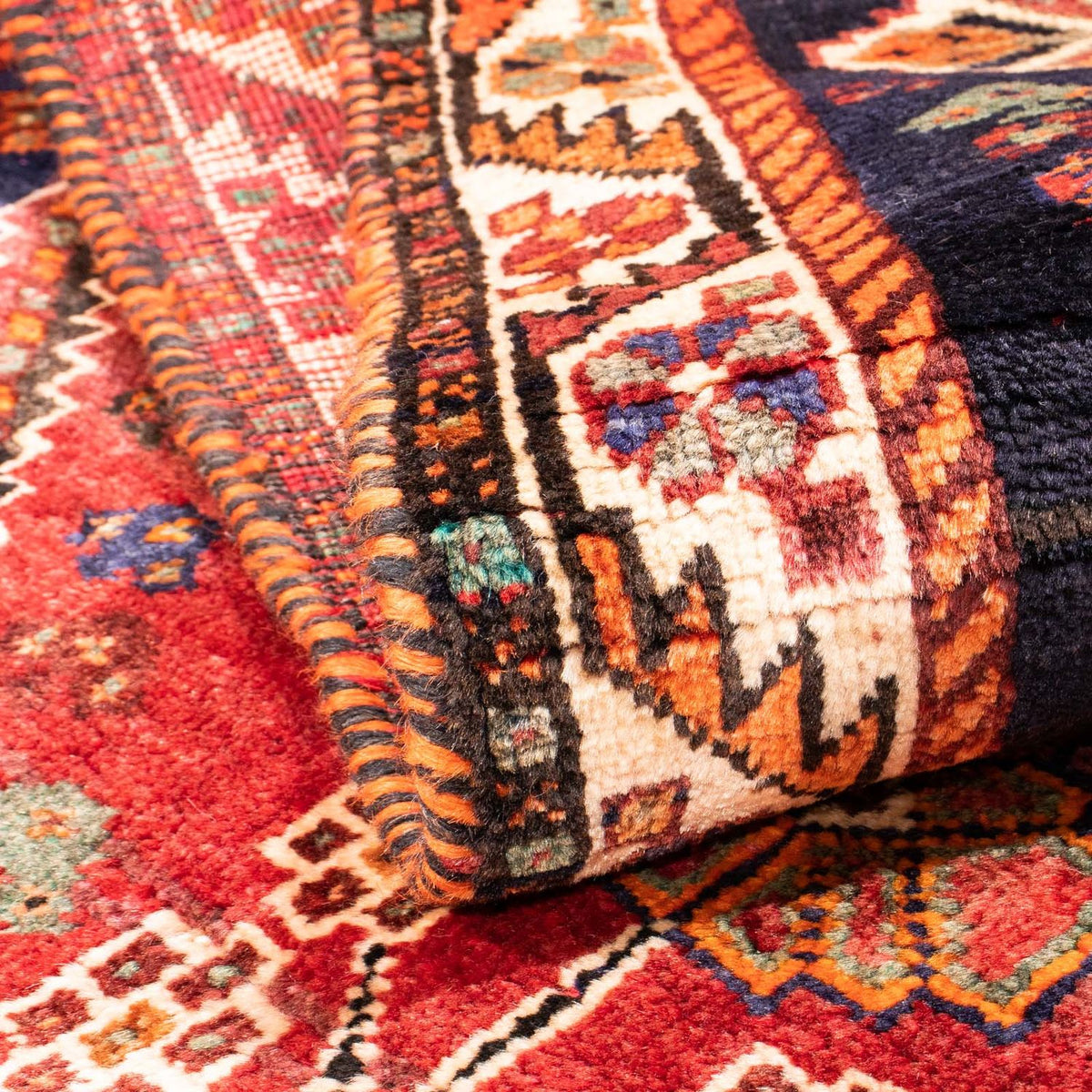 Tappeto Persero - Nomade - 157 x 106 cm - rosso scuro