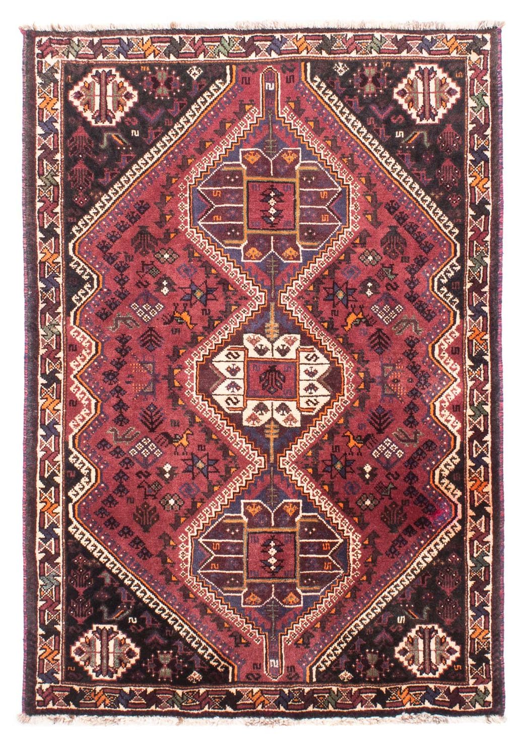Tappeto Persero - Nomade - 157 x 108 cm - rosso scuro