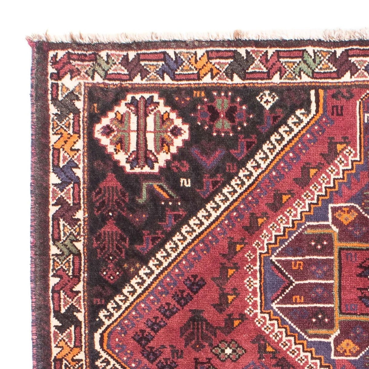 Tappeto Persero - Nomade - 157 x 108 cm - rosso scuro