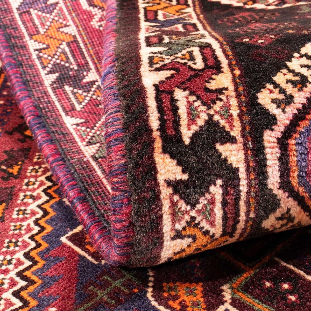 Tappeto Persero - Nomade - 157 x 108 cm - rosso scuro