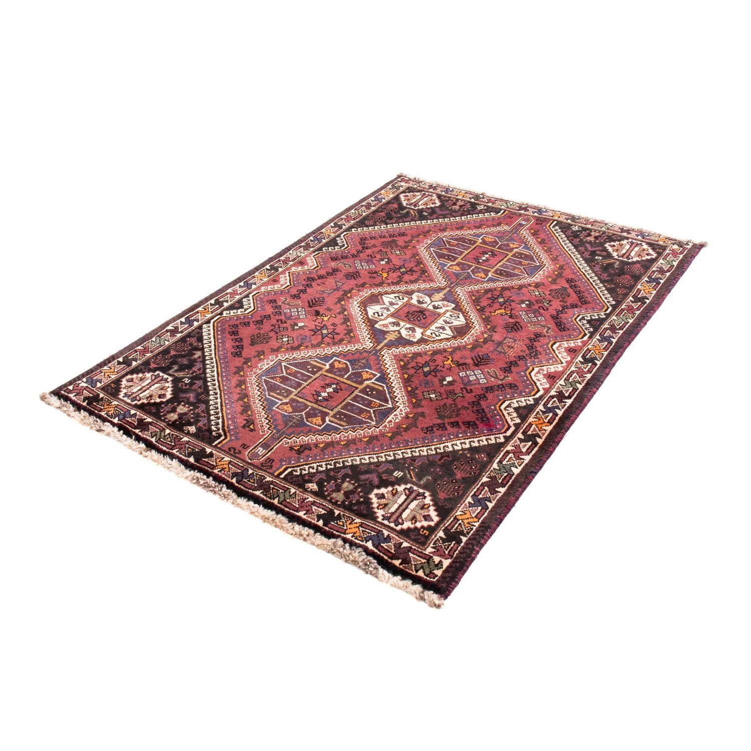 Tappeto Persero - Nomade - 157 x 108 cm - rosso scuro