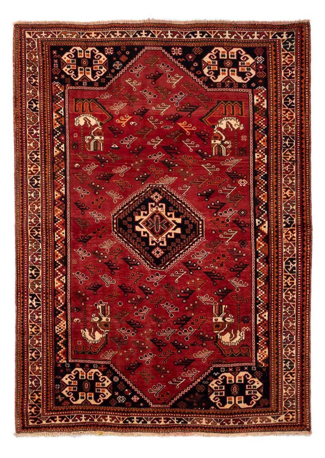Tappeto Persero - Nomade - 244 x 168 cm - rosso scuro