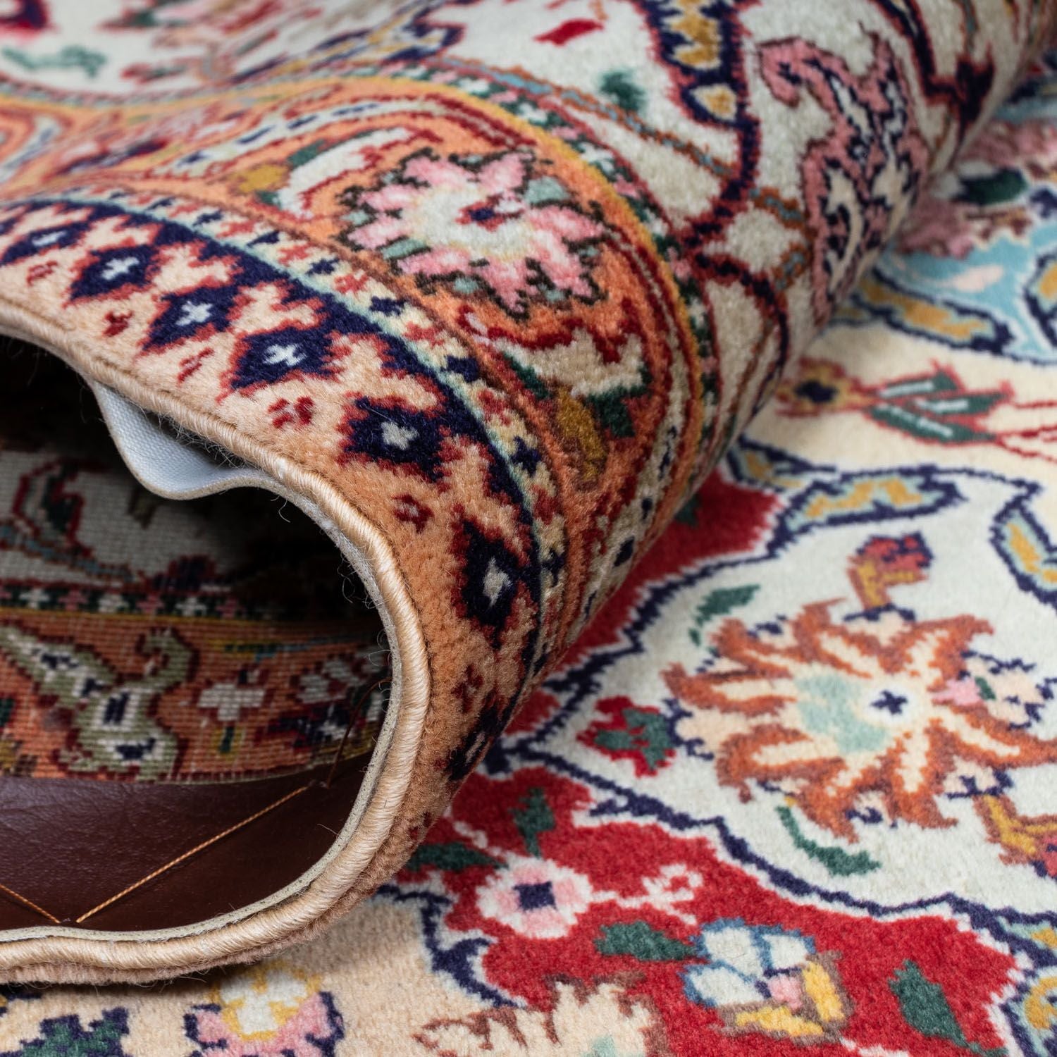 Tappeto Persero - Tabriz - Reale - 297 x 195 cm - marrone chiaro