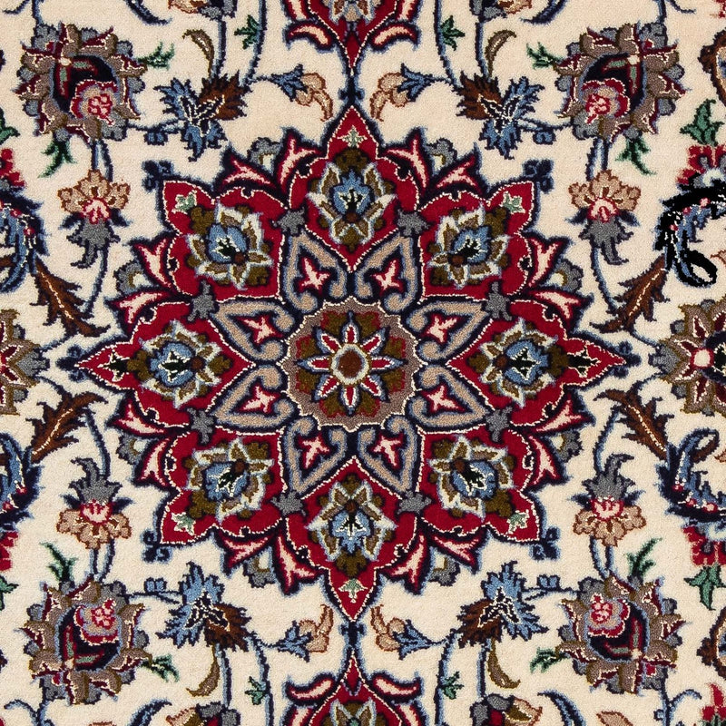 Tappeto Persero - Isfahan - Premio - 102 x 70 cm - rosso scuro