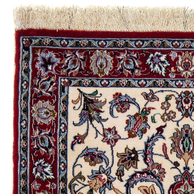 Tappeto Persero - Isfahan - Premio - 102 x 70 cm - rosso scuro