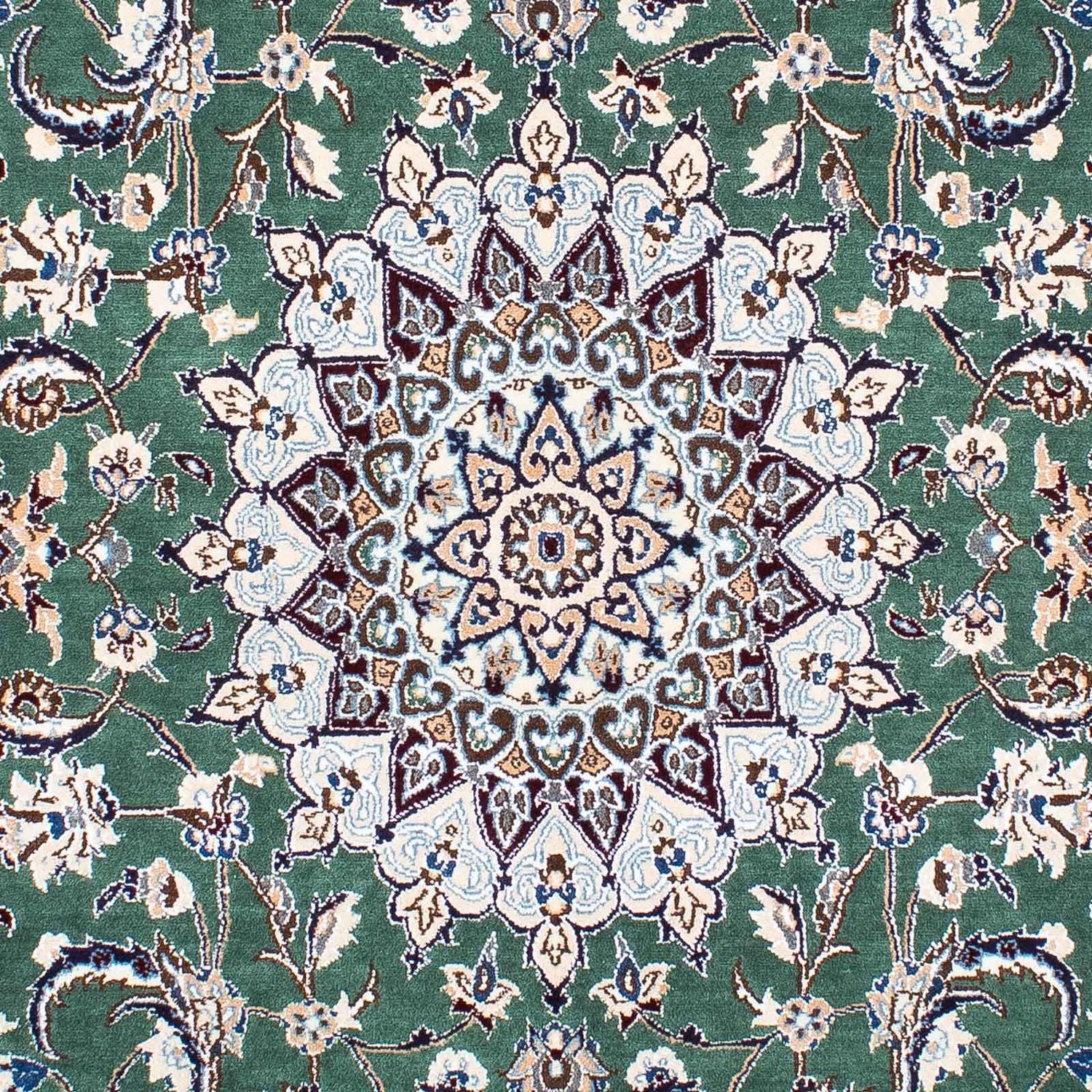 Tappeto Persero - Nain - Reale - 254 x 152 cm - verde