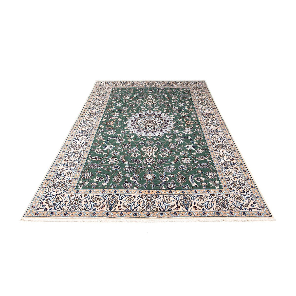 Tappeto Persero - Nain - Reale - 254 x 152 cm - verde
