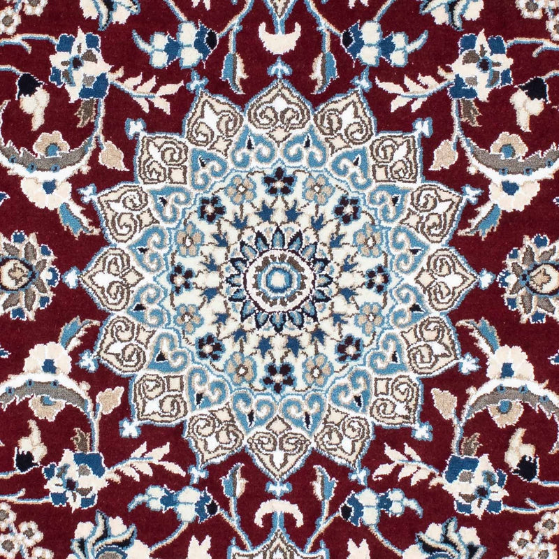 Tappeto corsia Tappeto Persero - Nain - Reale - 178 x 106 cm - rosso scuro