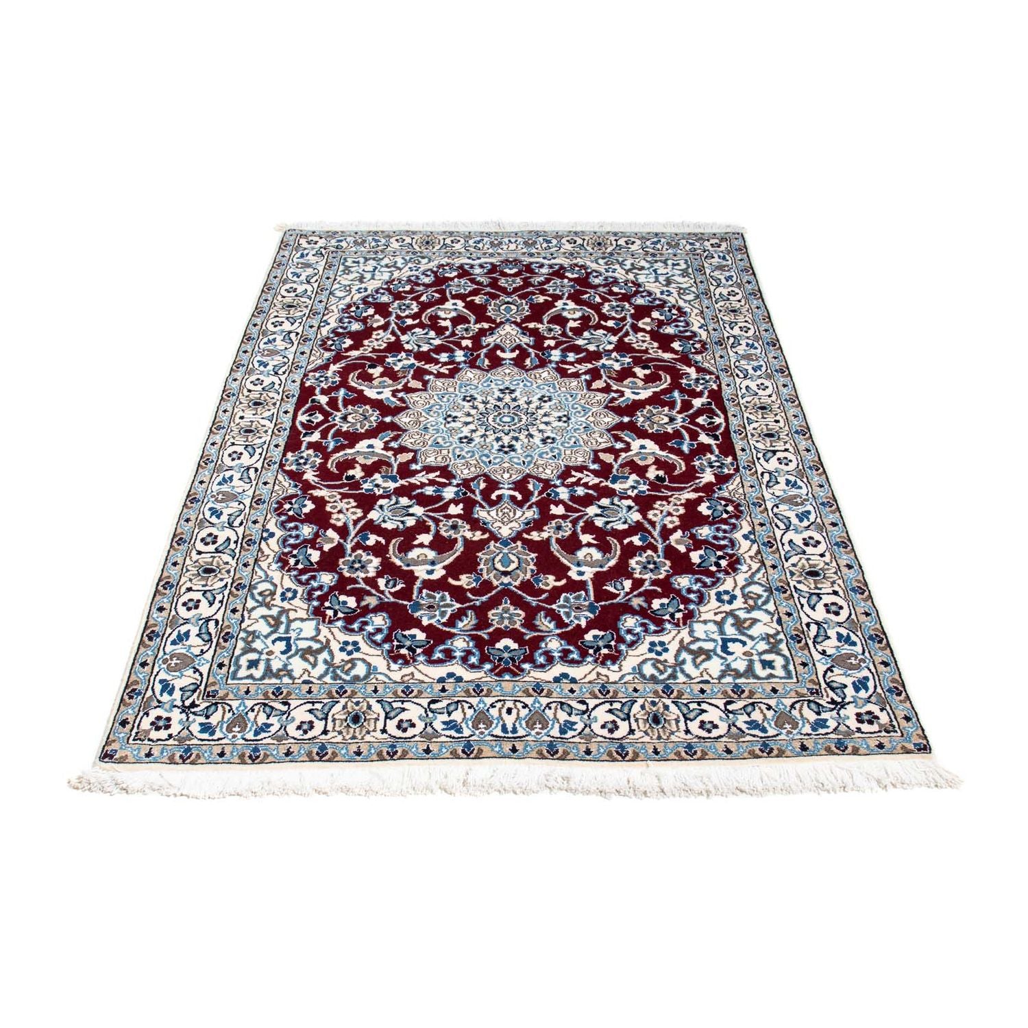 Tappeto corsia Tappeto Persero - Nain - Reale - 178 x 106 cm - rosso scuro