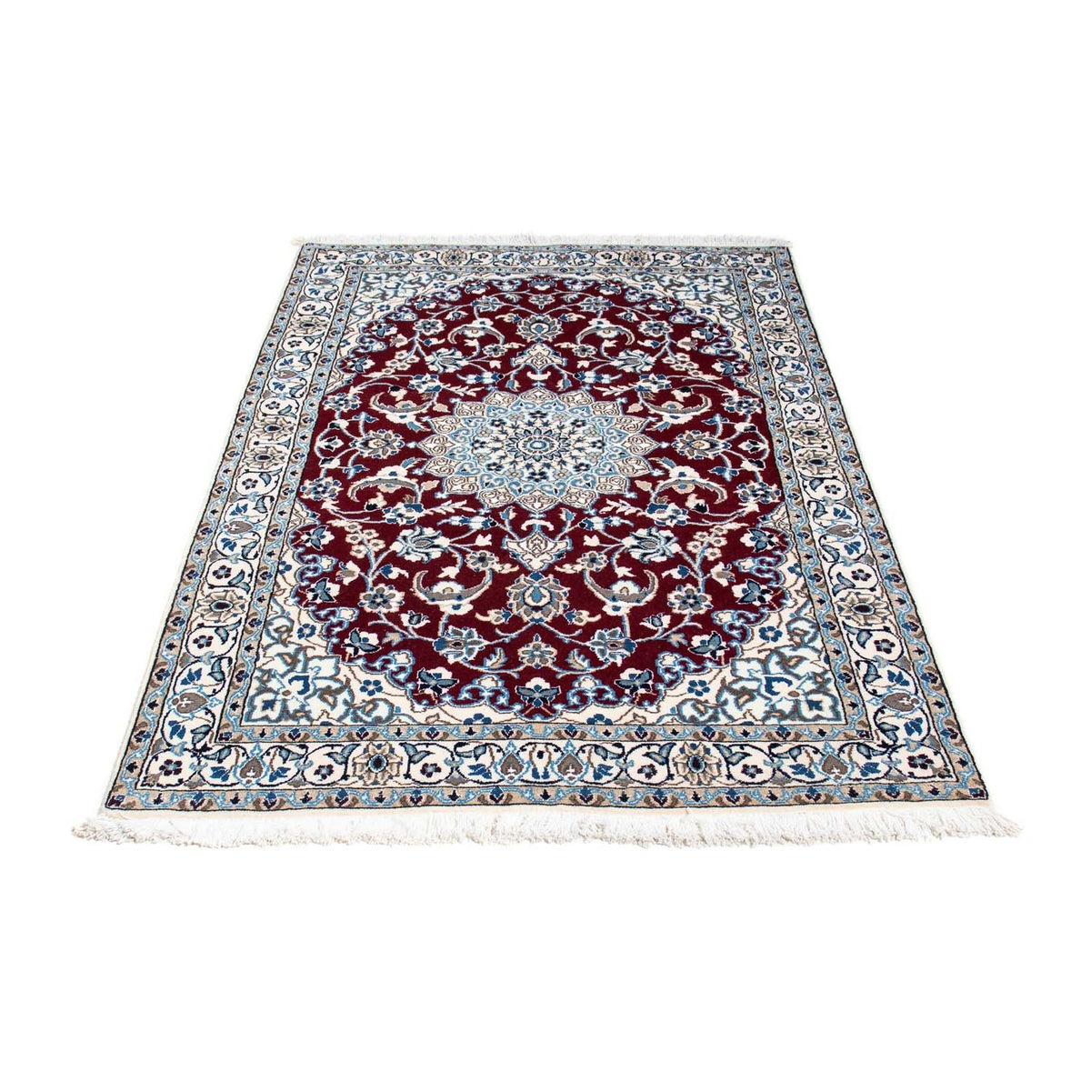 Tappeto corsia Tappeto Persero - Nain - Reale - 178 x 106 cm - rosso scuro
