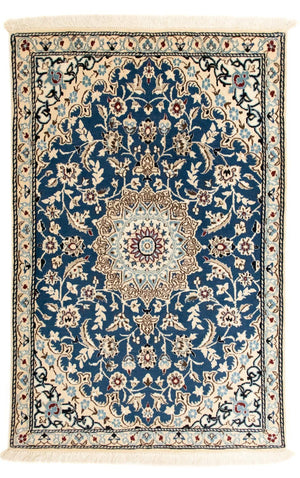 Tappeto Persero - Nain - Reale - 133 x 85 cm - blu