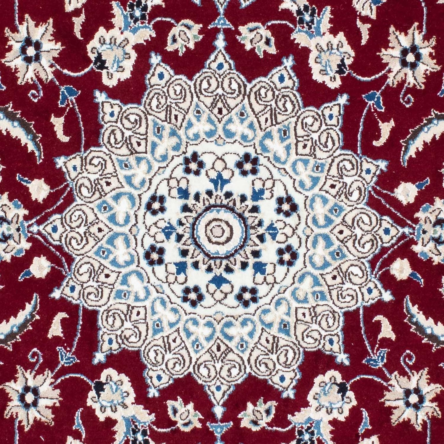 Tappeto Persero - Nain - Reale - 169 x 110 cm - rosso scuro