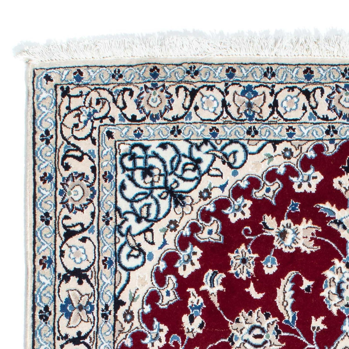 Tappeto Persero - Nain - Reale - 169 x 110 cm - rosso scuro