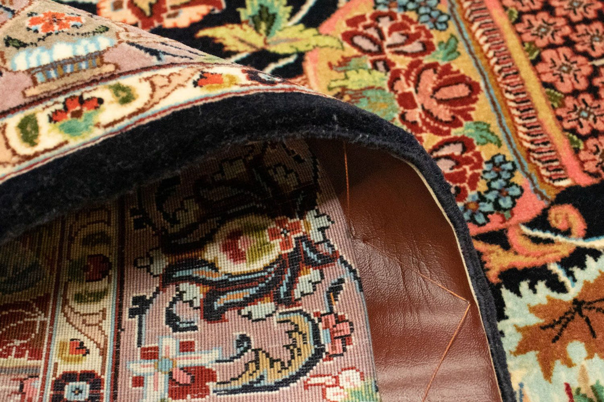 Tappeto Persero - Ghom - 156 x 102 cm - nero