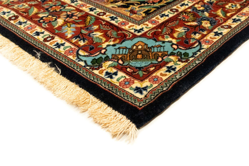 Tappeto Persero - Ghom - 153 x 102 cm - nero