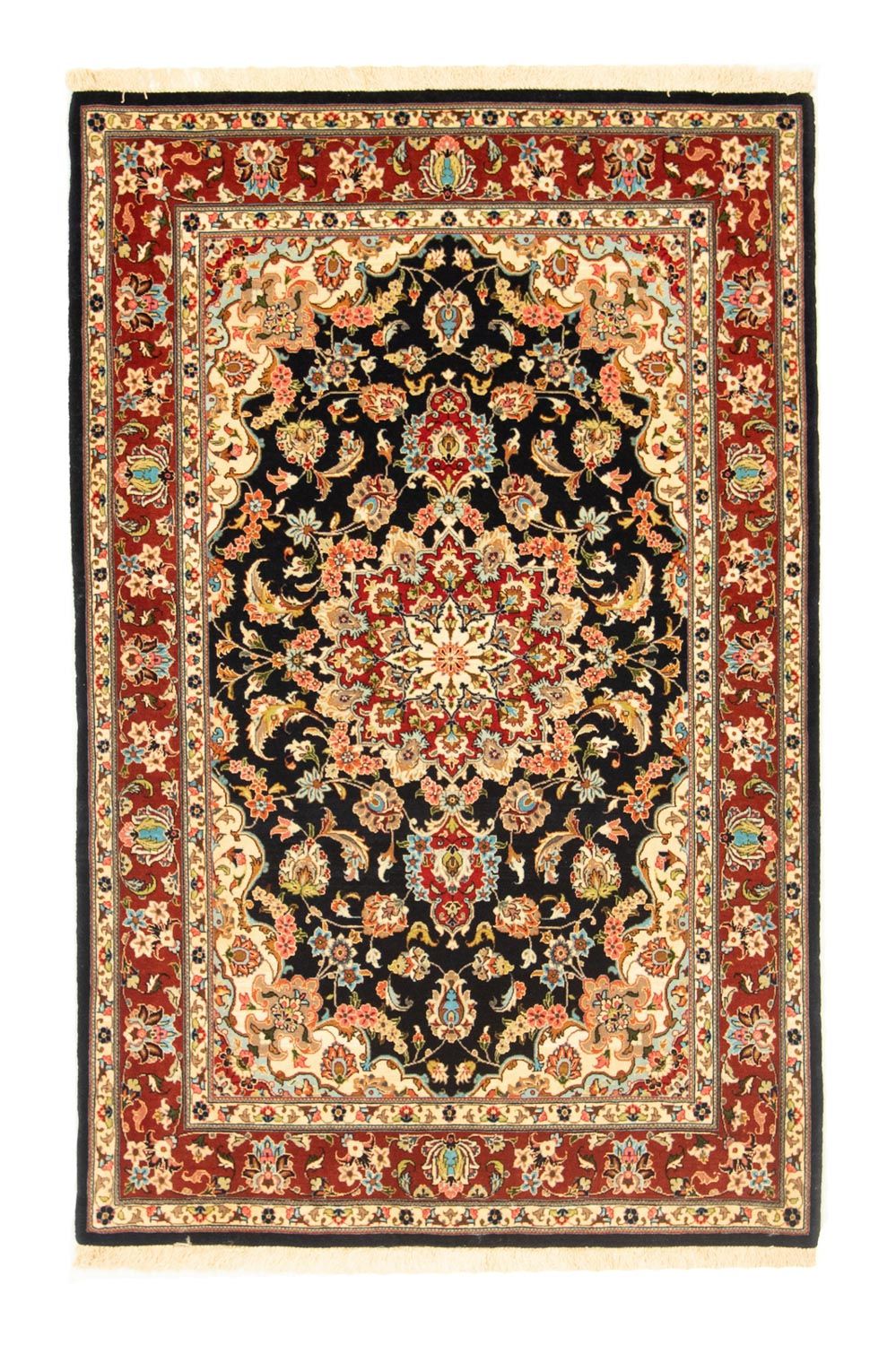 Tappeto Persero - Ghom - 162 x 102 cm - blu scuro