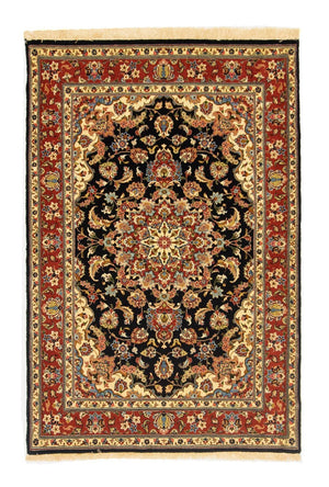 Tappeto Persero - Ghom - 149 x 102 cm - nero