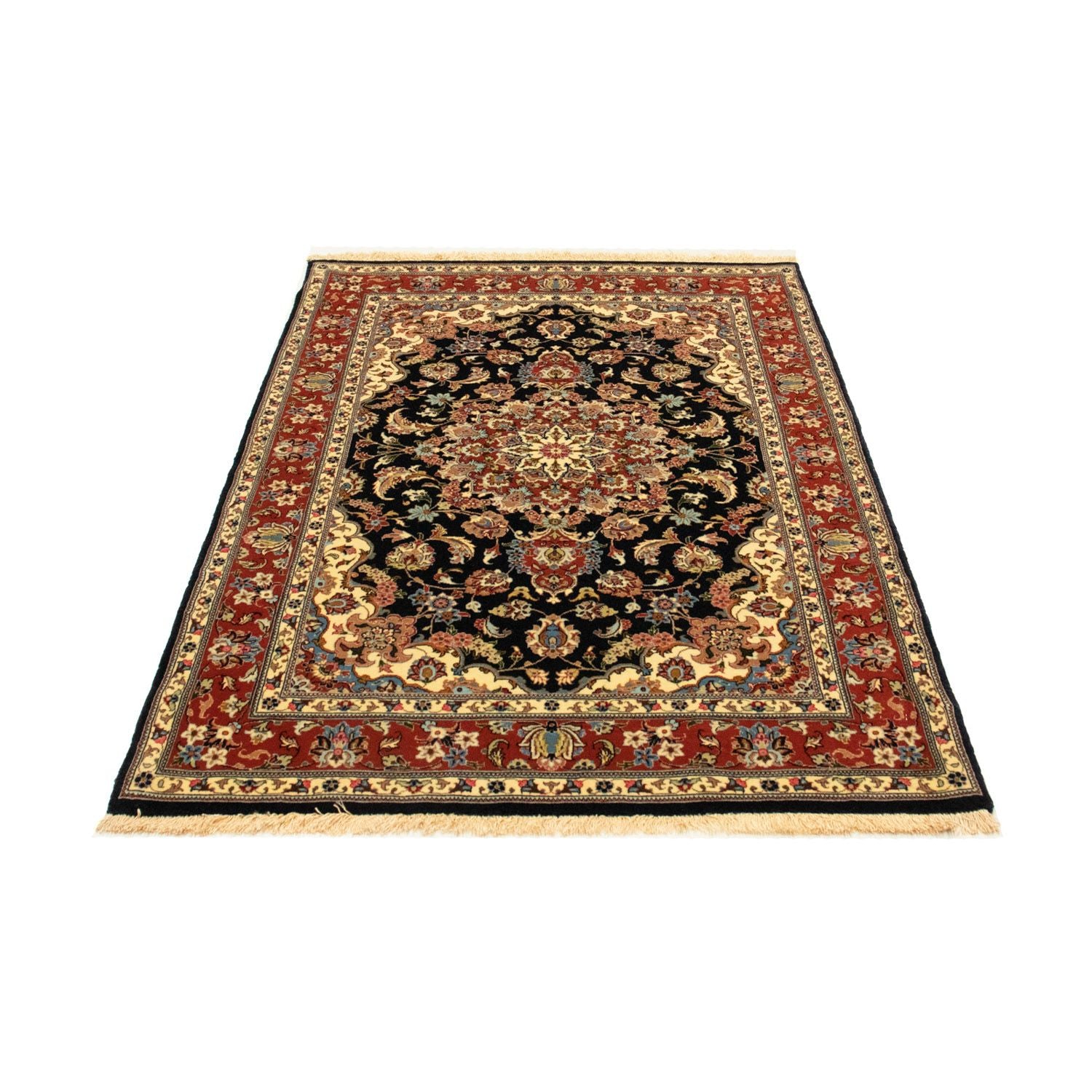 Tappeto Persero - Ghom - 149 x 102 cm - nero