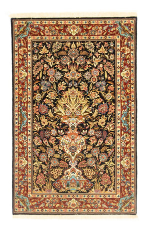 Tappeto Persero - Ghom - 154 x 103 cm - nero