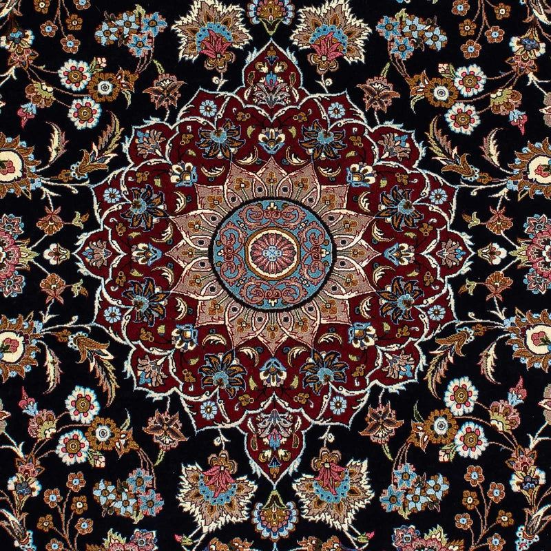 Tappeto Persero - Ghom - 212 x 140 cm - blu scuro