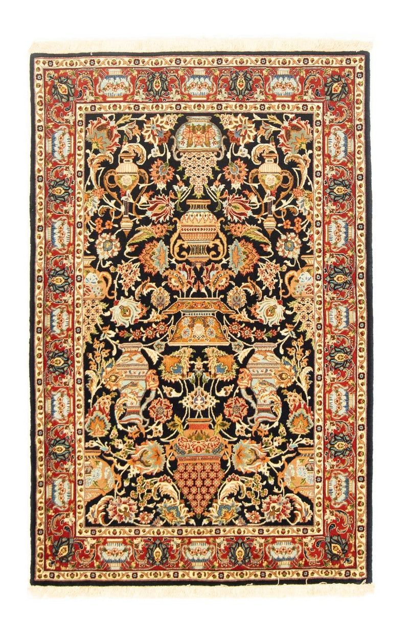 Tappeto Persero - Ghom - 152 x 99 cm - blu scuro