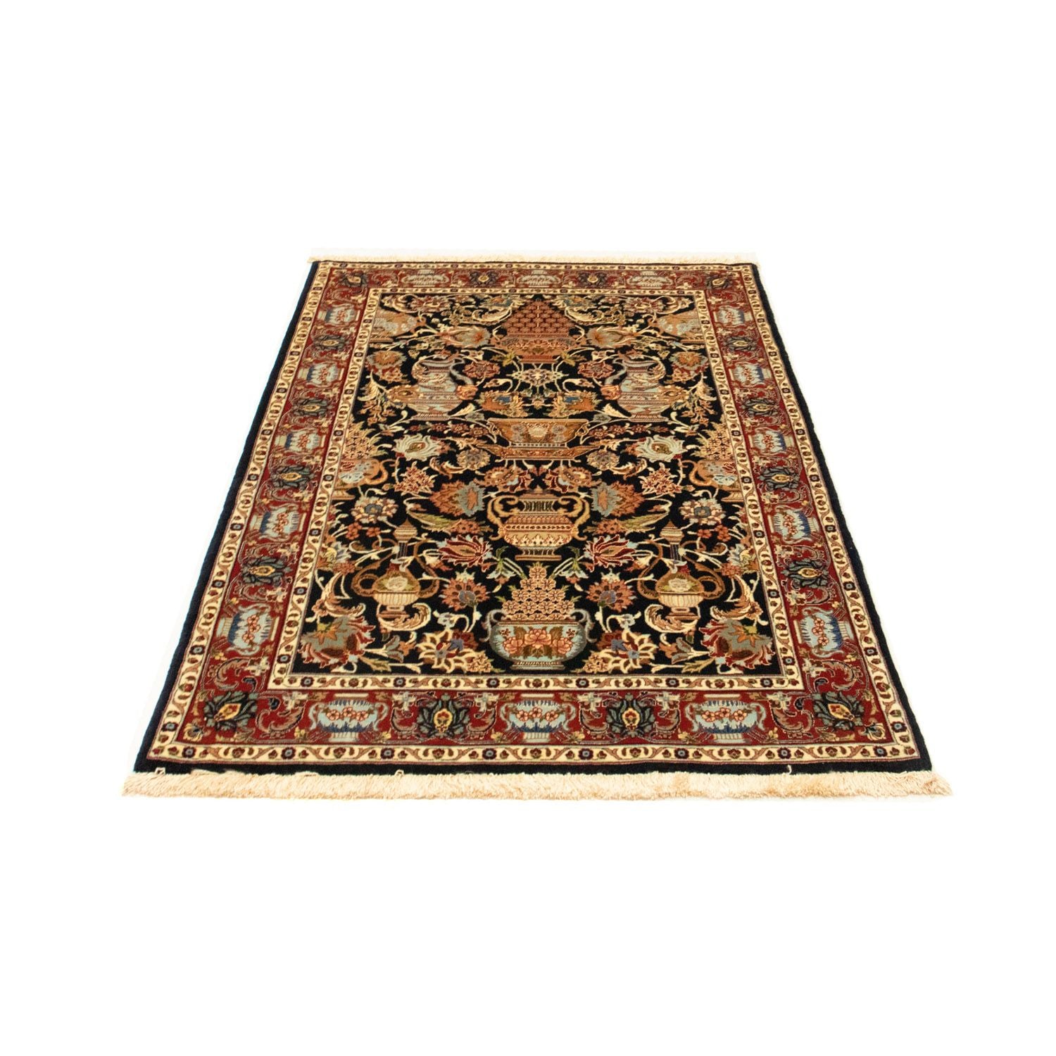 Tappeto Persero - Ghom - 152 x 99 cm - blu scuro