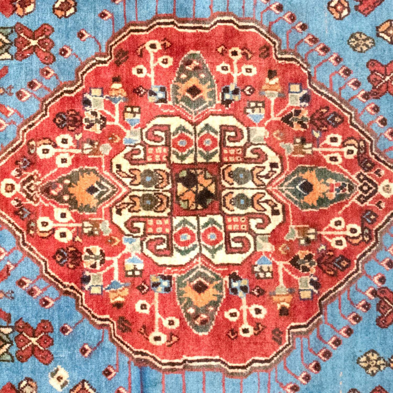 Tappeto Persero - Nomade - 203 x 158 cm - blu chiaro