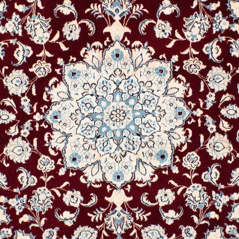 Tappeto Persero - Nain - Reale quadrato  - 154 x 143 cm - rosso scuro