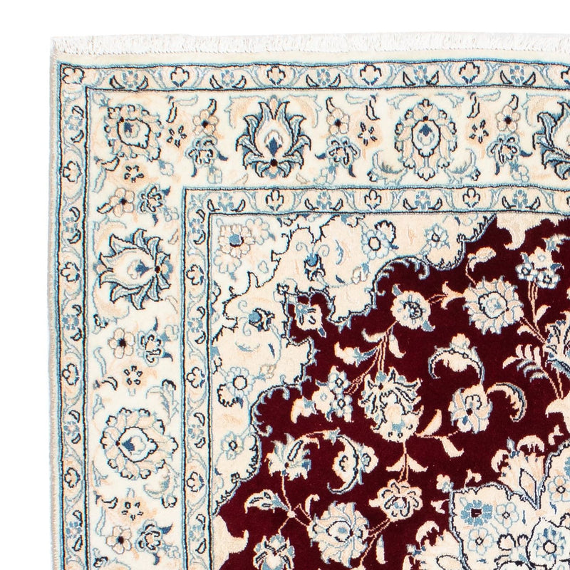 Tappeto Persero - Nain - Reale quadrato  - 154 x 143 cm - rosso scuro