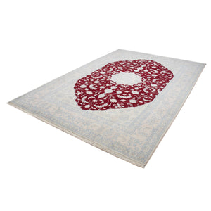 Tappeto Persero - Nain - 291 x 200 cm - rosso scuro
