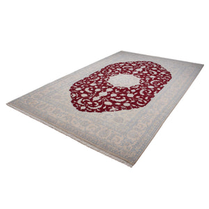 Tappeto Persero - Nain - 308 x 200 cm - rosso scuro