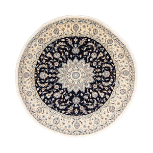 Tappeto Persero - Nain rotondo  - 250 x 250 cm - blu scuro