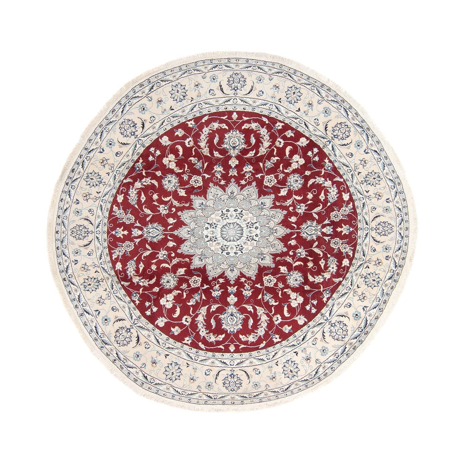 Tappeto Persero - Nain rotondo  - 250 x 250 cm - rosso scuro
