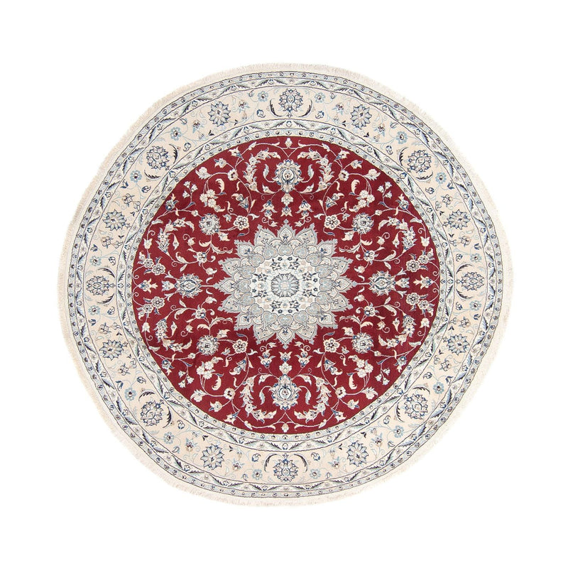 Tappeto Persero - Nain rotondo  - 250 x 250 cm - rosso scuro