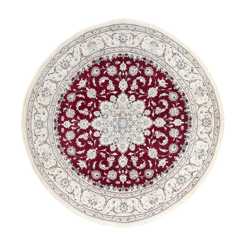 Tappeto Persero - Nain rotondo  - 240 x 240 cm - rosso scuro