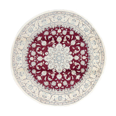 Tappeto Persero - Nain - Reale - 250 x 250 cm - rosso scuro