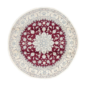 Tappeto Persero - Nain - Reale - 250 x 250 cm - rosso scuro