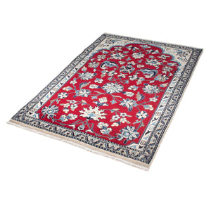 Tappeto Persero - Nain - 142 x 98 cm - rosso scuro