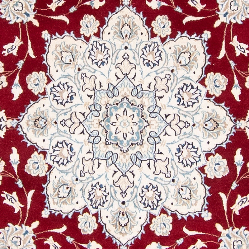 Tappeto Persero - Nain rotondo  - 245 x 245 cm - rosso scuro