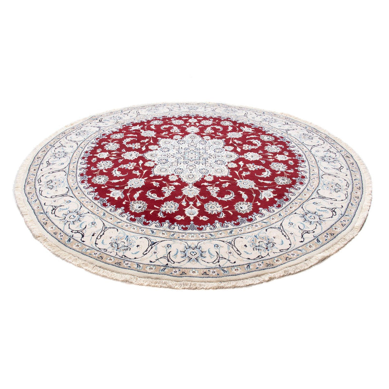 Tappeto Persero - Nain rotondo  - 245 x 245 cm - rosso scuro