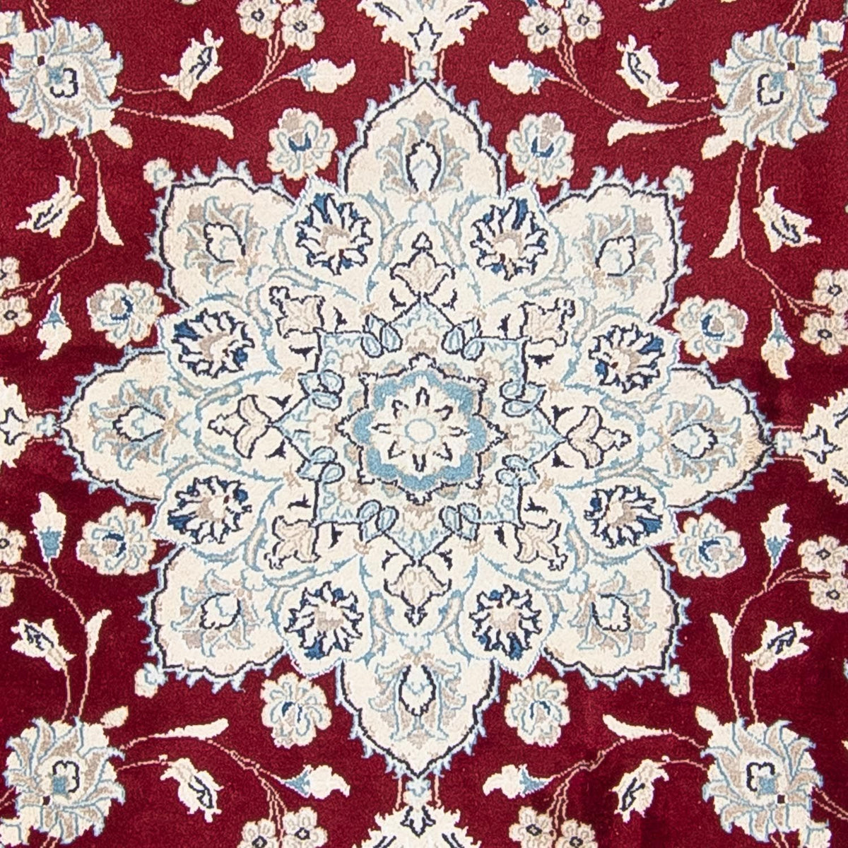 Tappeto Persero - Nain rotondo  - 245 x 245 cm - rosso scuro
