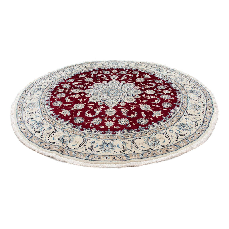 Tappeto Persero - Nain rotondo  - 245 x 245 cm - rosso scuro