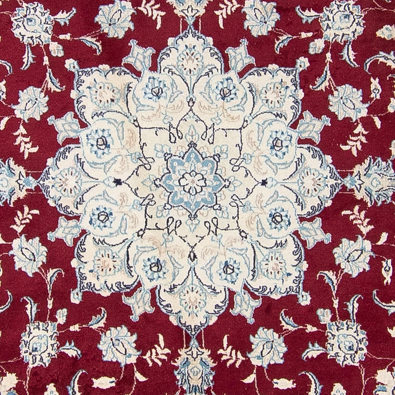 Tappeto Persero - Nain rotondo  - 290 x 290 cm - rosso scuro