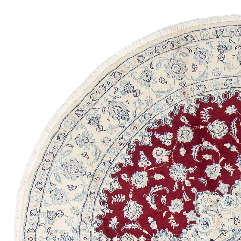 Tappeto Persero - Nain rotondo  - 290 x 290 cm - rosso scuro