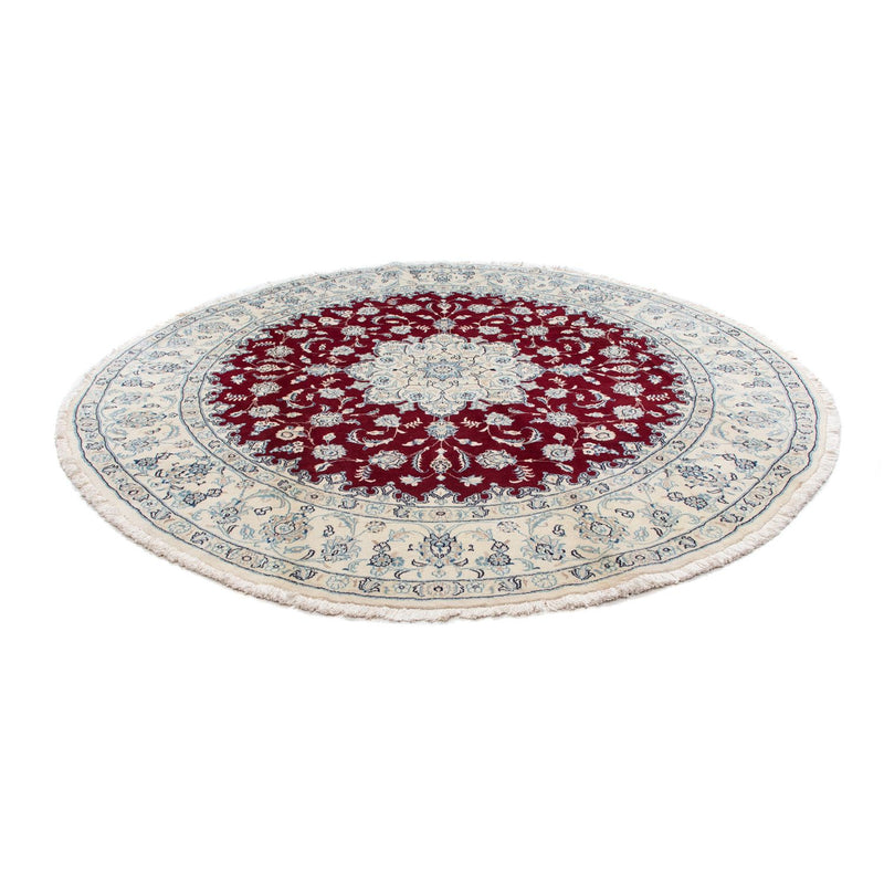 Tappeto Persero - Nain rotondo  - 290 x 290 cm - rosso scuro
