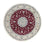 Tappeto Persero - Nain rotondo  - 252 x 252 cm - rosso scuro