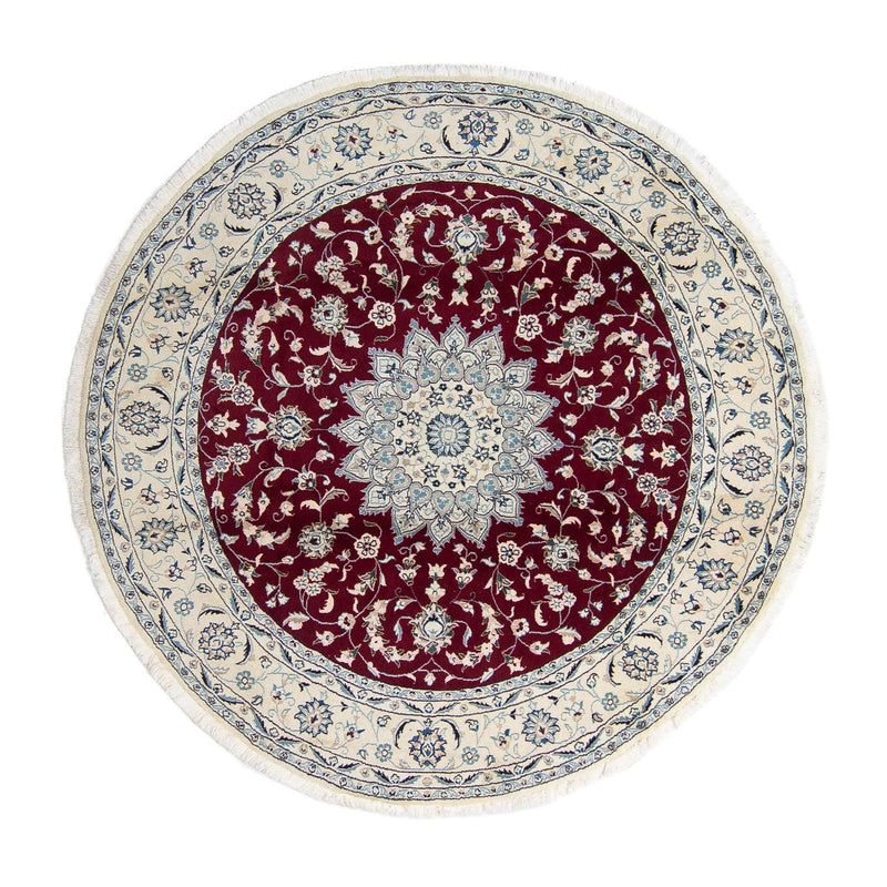 Tappeto Persero - Nain rotondo  - 252 x 252 cm - rosso scuro