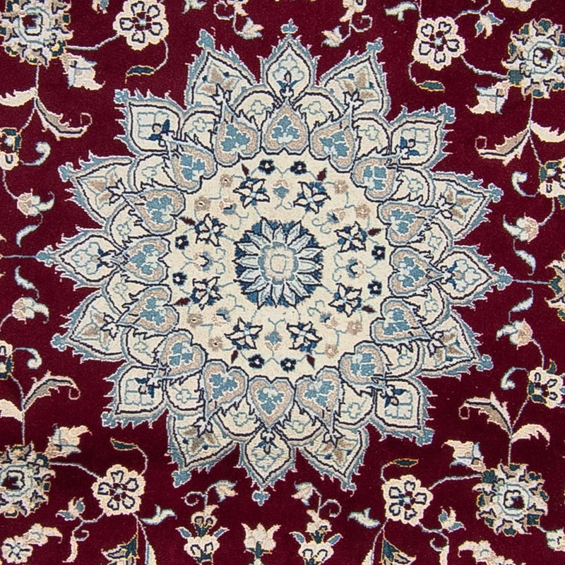 Tappeto Persero - Nain rotondo  - 252 x 252 cm - rosso scuro