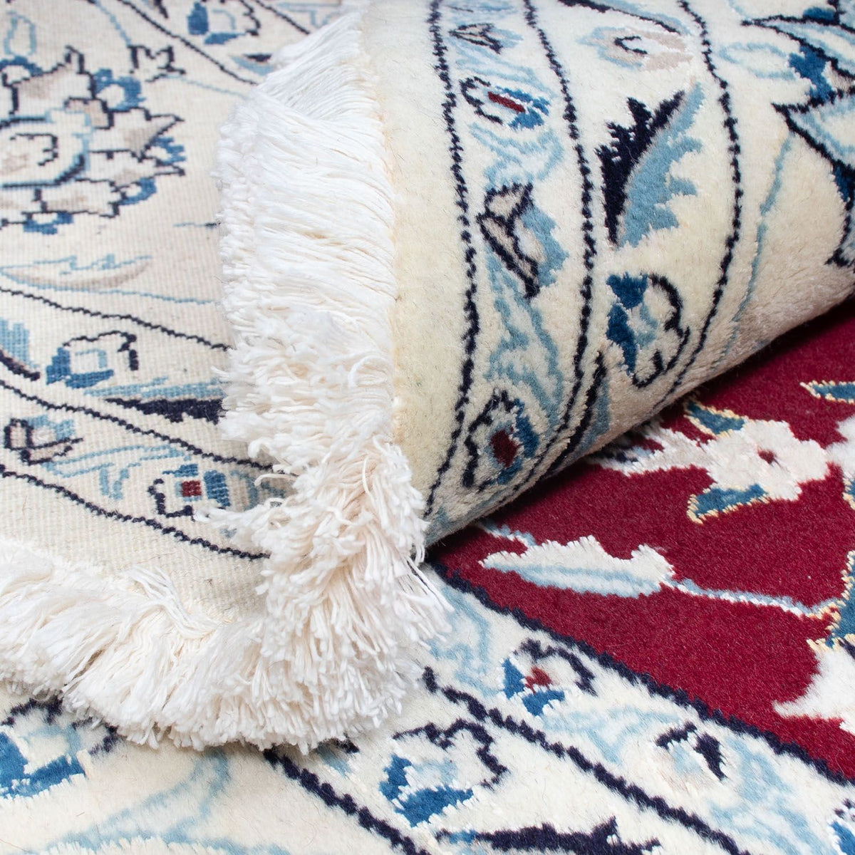 Tappeto Persero - Nain rotondo  - 252 x 252 cm - rosso scuro