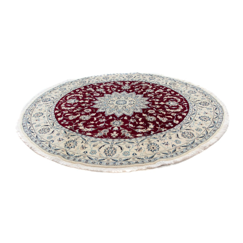 Tappeto Persero - Nain rotondo  - 252 x 252 cm - rosso scuro
